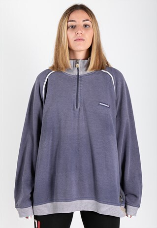 VINTAGE 80S REEBOK 1/4 ZIP SWEATSHIRT / S9110