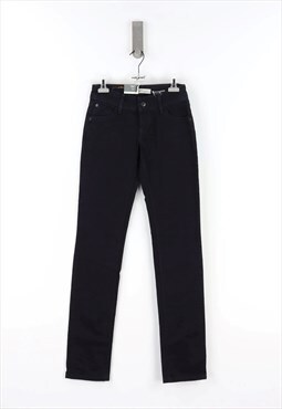 Levi's 571 Slim Low Waist Jeans in Black Denim - W26 - L34