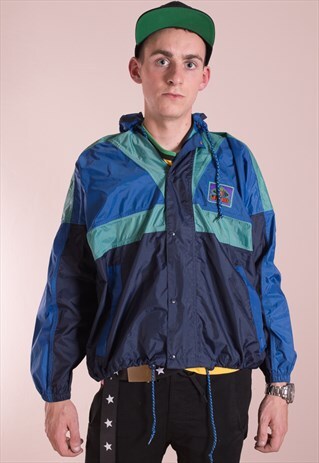 AWESOME, VINTAGE, EARLY 90S COLOURFUL OVERSIZED TRACKSUIT