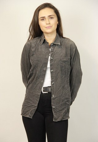 VINTAGE GREY CORD SHIRT