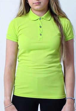 RLX Ralph Lauren Lime Green Golf Mesh Polo Shirt SMALL
