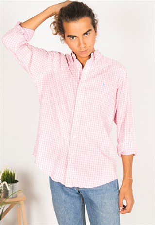 VINTAGE 80S POLO RALPH LAUREN SHIRT / R052