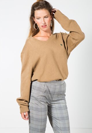 VINTAGE 80S POLO RALPH LAUREN KNIT JUMPER / S0017