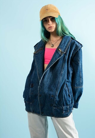 VINTAGE OVERSIZED DENIM JACKET