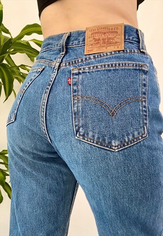 Vintage Levis 560 high waisted jeans loose fit straight leg | Naked ...