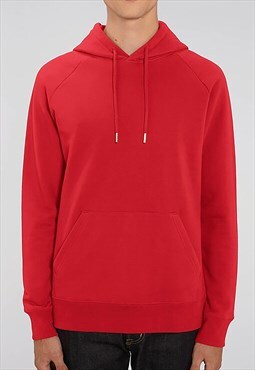 54 Floral Premiuml Blank Pullover Hoody - Bright Red