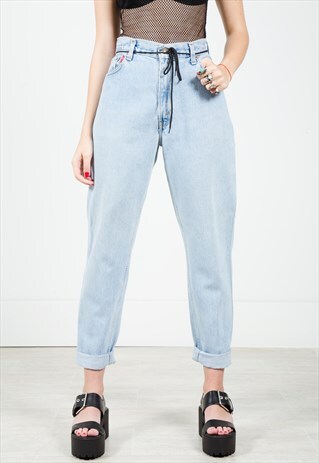 VINTAGE 80S REWORKED LEVI'S BOYFRIEND JEANS / 0219