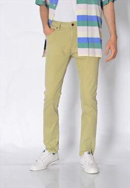 Y2K Pastel Pistachio Green Slim Fit Jeans