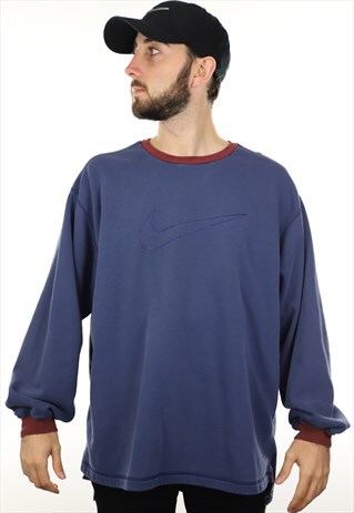 VINTAGE 90S NIKE SWOOSH SWEATSHIRT JUMPER