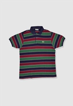 Vintage 90s Chemise Lacoste Multi-Stripe Polo Shirt