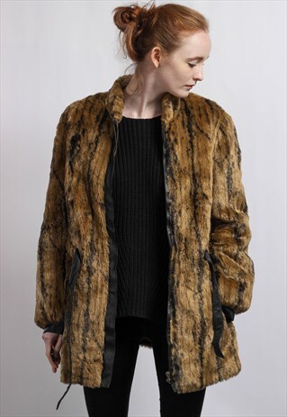 VINTAGE FAUX FUR JACKET
