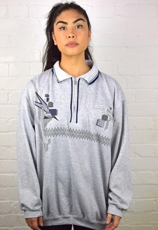 VINTAGE 90'S 1/4 ZIP SWEATSHIRT