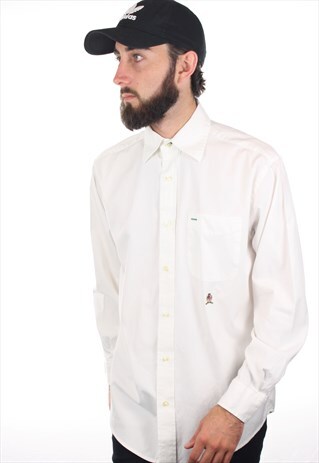 VINTAGE TOMMY HILFIGER SMALL CREST LONG SLEEVE SHIRT