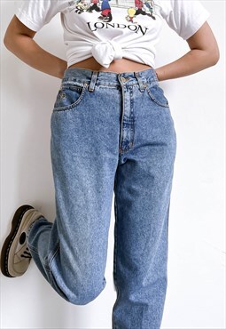 Vintage 90s Rocco Barocco High Waist Mom Washed Jeans S/M