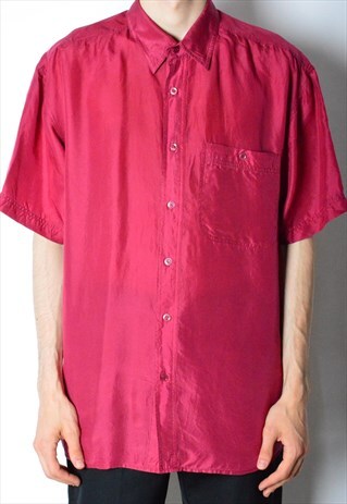 VINTAGE 90S CHERRY RED SHIRT