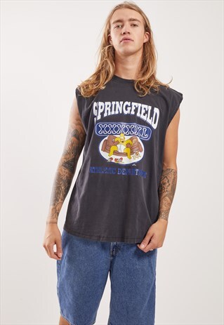 VINTAGE THE SIMPSONS FESTIVAL VEST