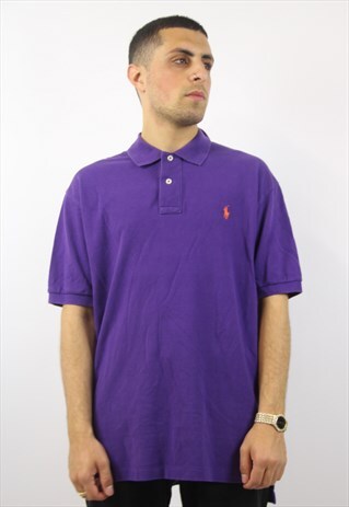 VINTAGE POLO RALPH LAUREN PURPLE POLO SHIRT