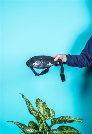 VINTAGE BUMBAG IN BLACK LEATHER