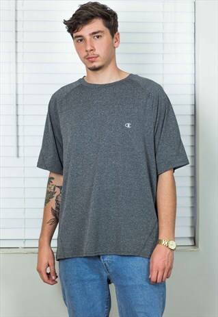 VINTAGE CHAMPION T-SHIRT LOGO 90S XXL 6.3