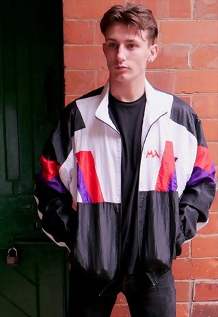 VINTAGE 80S WINDBREAKER SHELL JACKET