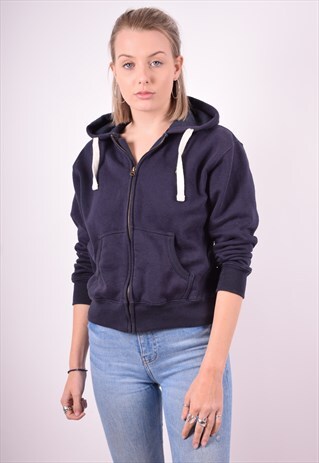 POLO RALPH LAUREN WOMENS VINTAGE HOODIE JACKET MEDIUM 90'S
