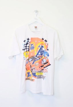 Vintage Tide Racing Graphic T-shirt in white. Best fits XL