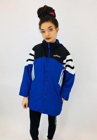 VINTAGE ADIDAS ORIGINALS 3 STRIPE COAT