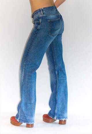 90'S WIDE LEG FLARE FIT HILFIER JEANS