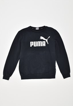 Vintage 00's Y2K Puma Sweatshirt Jumper Black