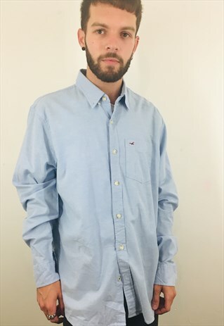 VINTAGE HOLLISTER BLUE SHIRT