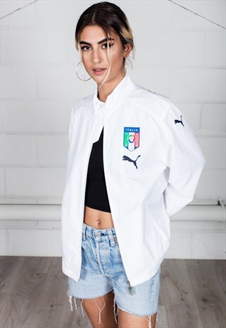 VINTAGE PUMA ITALIA FOOTBALL UNISEX TRACKTOP
