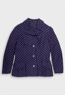 Navy double breasted jacket
