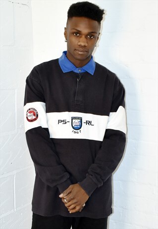 VINTAGE 90S POLO SPORT LONG SLEEVE POLO