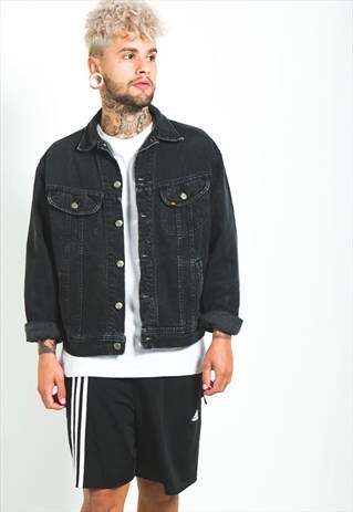 VINTAGE 80S ORIGINAL LEE BASIC DENIM JACKET / S6713