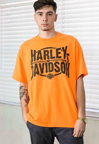 VINTAGE HARLEY-DAVIDSON T-SHIRT LOGO 90S XL 9.0