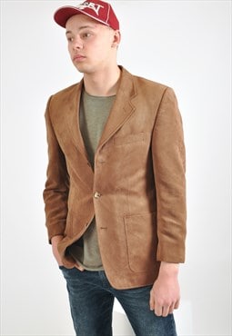 Vintage blazer jacket in brown