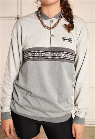 90'S RETRO SPORTS DADS FESTIVAL GARM JUMPER SWEATSHIRT