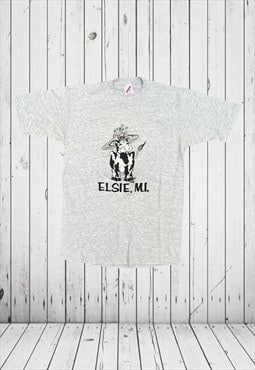 vintage 1991 elsie cow tshirt 