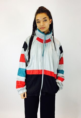 VINTAGE FESTIVAL 80S RAVE WINDBREAKER JACKET
