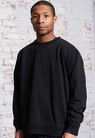 VINTAGE KAPPA LOGO SWEATSHIRT BLACK