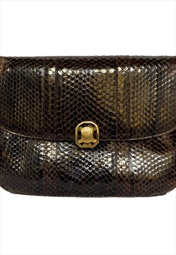 Celine Vintage Snakeskin Leather Bag