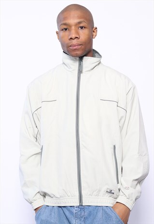 VINTAGE CHAMPION TRACK JACKET BEIGE