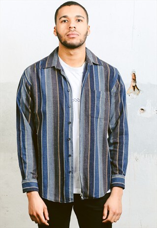 VINTAGE STRIPED MINIMALIST SHIRT