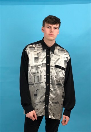 VINTAGE VERSACE PATTERNED SHIRT