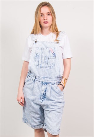 VINTAGE 90'S ACID WASH DUNGAREES