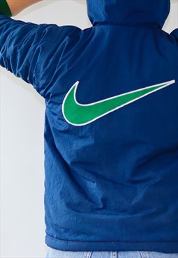 Vintage 90's Nike Padded Logo Coat / Jacket