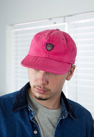 VINTAGE POLO RALPH LAUREN BASEBALL CAP HAT 90S X 3.1