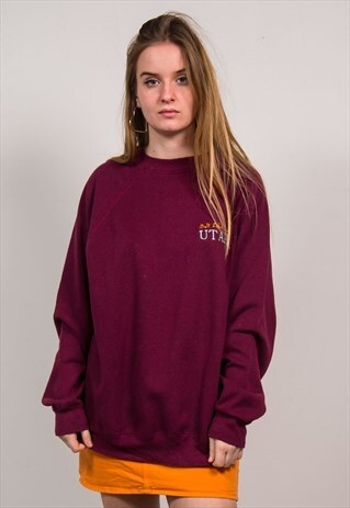 VINTAGE 90'S SALT LAKE CITY UTAH USA SWEATSHIRT