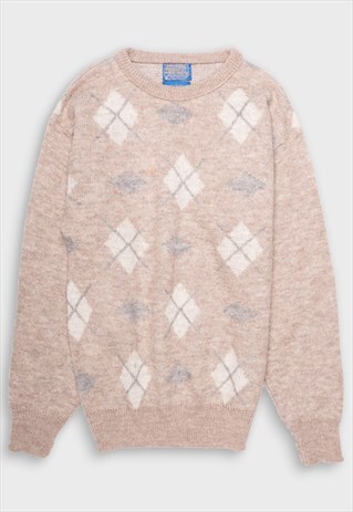 PENDLETON ARGYLE TAUPE JUMPER