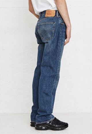 VINTAGE BLUE LEVI'S 501 FIT DENIM JEANS
